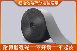 废旧锂电池破碎分选输送带