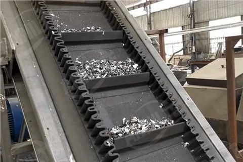 废旧锂电池破碎分选输送带