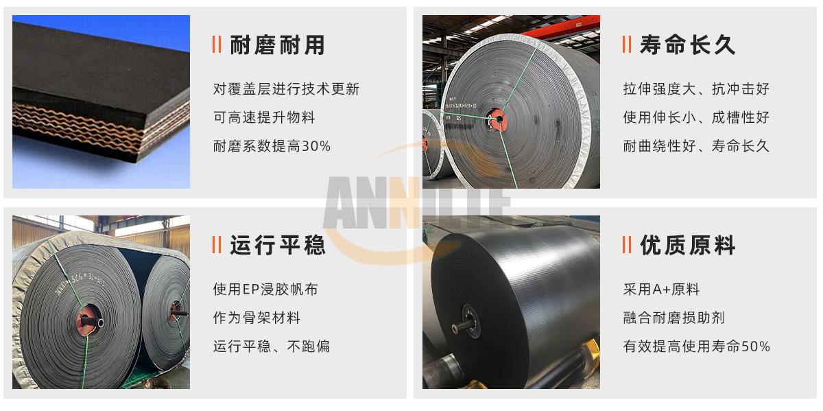 原煤干选机输送带